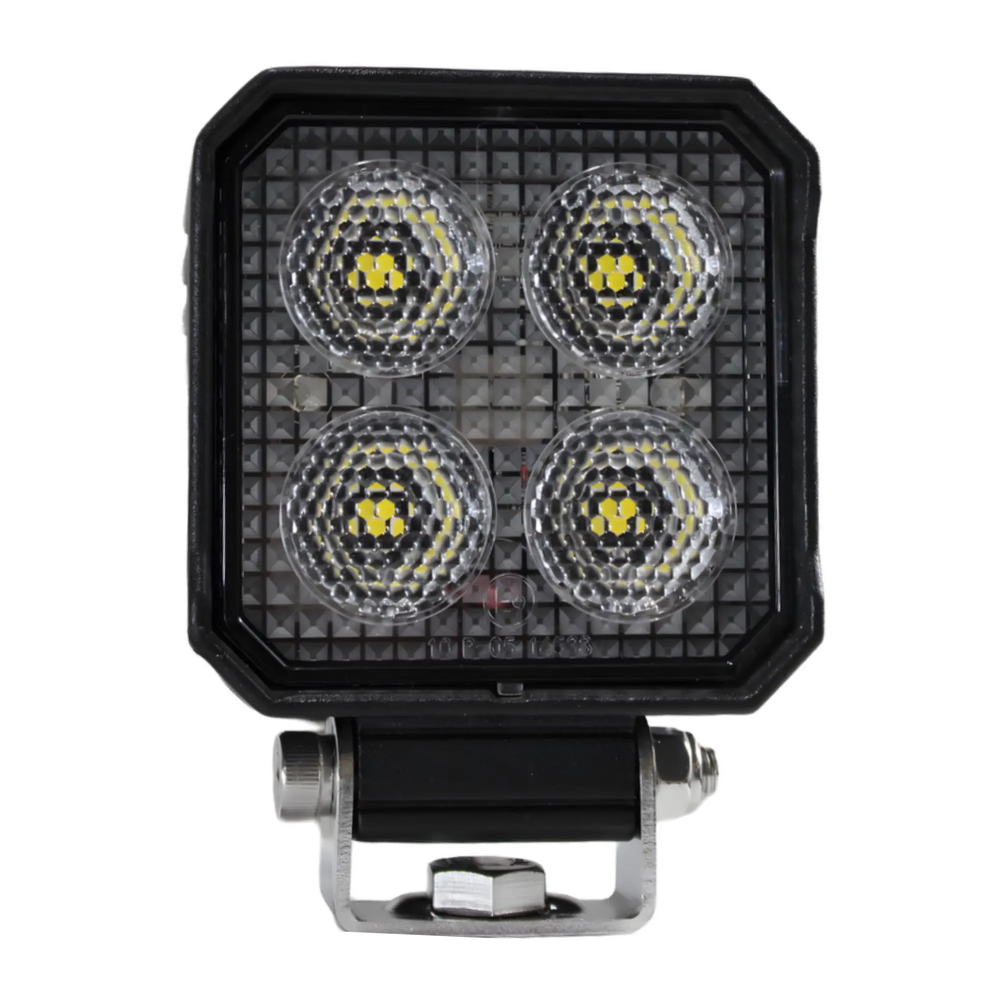 LED 3” Square Work Lamp, Flood, 29-32W, Temperature Control Tech, 2500lm