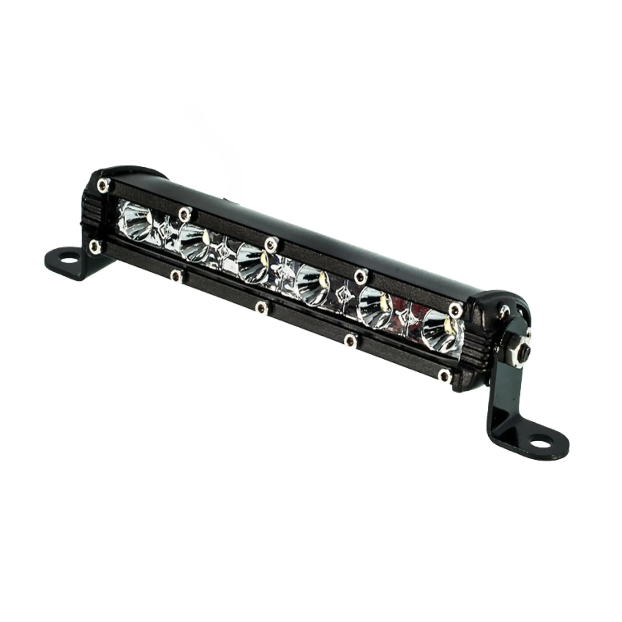 Light Bar, Single Row, 7.5", Combo Lens