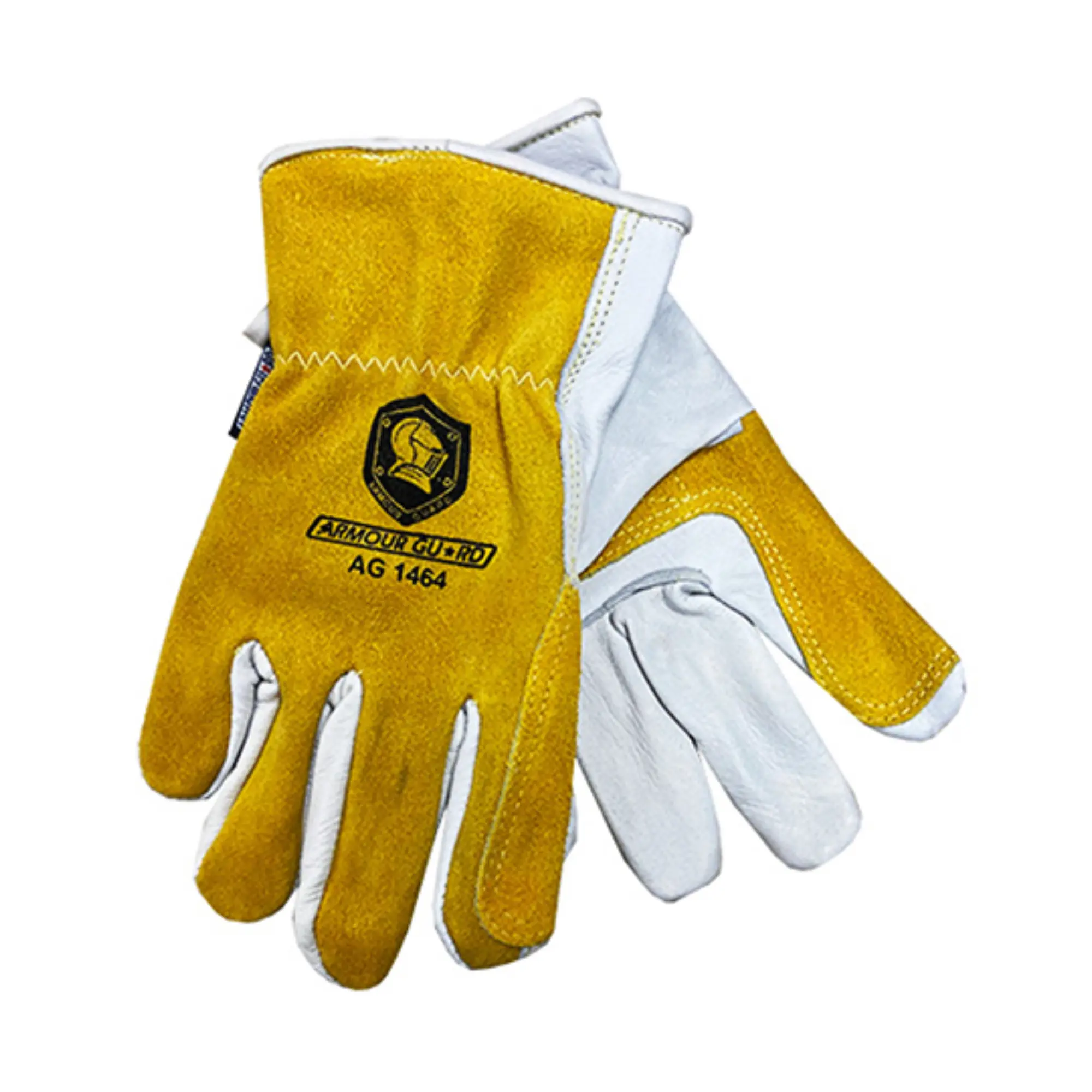 Mechanics Gloves - Palm Lined, Top Grain/Split Unlined - Large