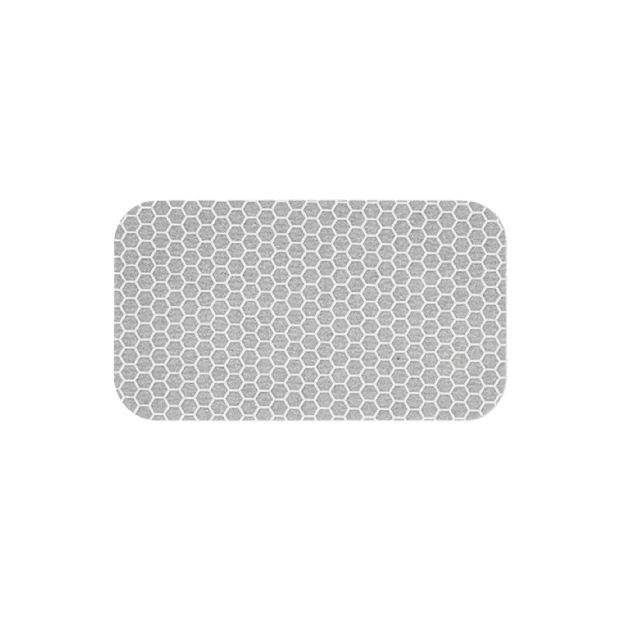 Reflective Sticker, Class 2, White, Rectangle, 3.5" x 2", 100 per Roll